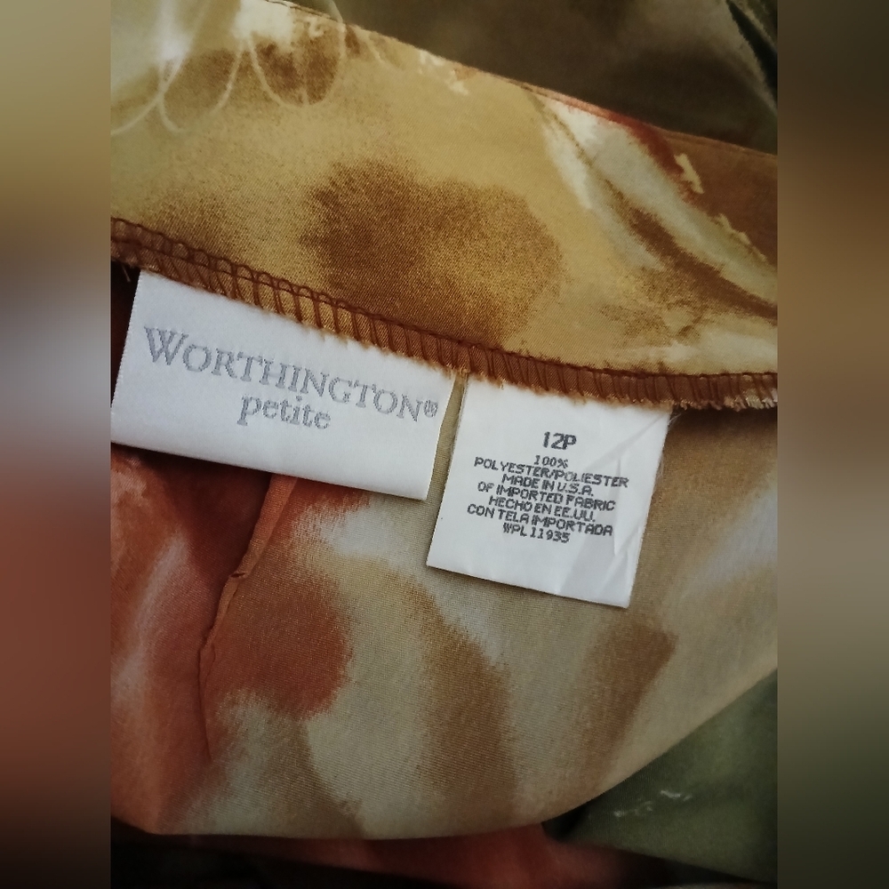 Worthington‎ Floral Mini Skirt 12P - Picture 3 of 3